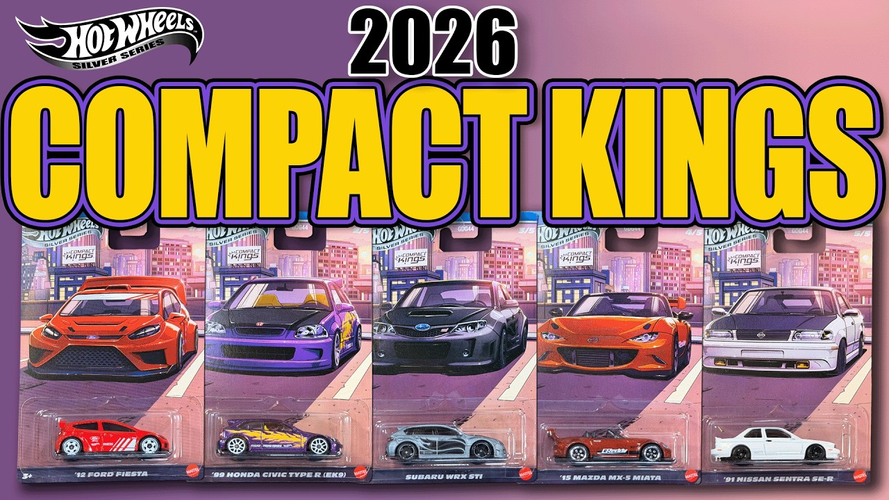 Unboxing 2026 Hot Wheels COMPACT KING Series - First Look!