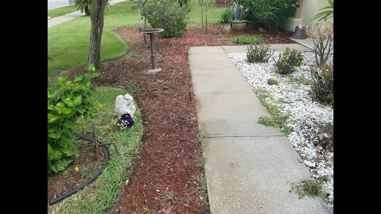 Dr. Kutz Lawn Care  mulch job part 2