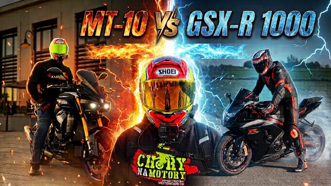 Motocykl, kt&oacute;ry wyrwał mnie z but&oacute;w MT10SP vs GSXR 1000 - część 2