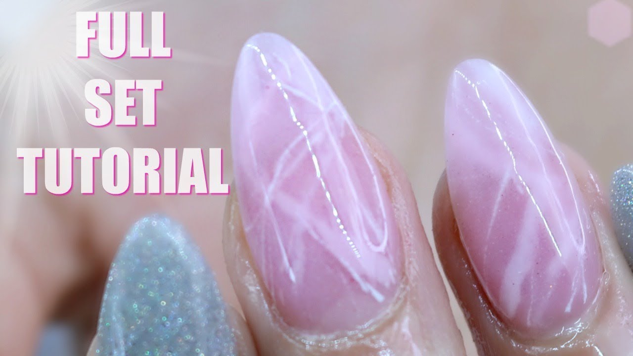 KIARA SKY NAIL ART  | ROSE QUARTZ NAIL DESIGN