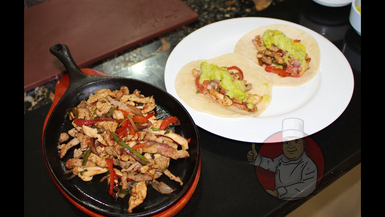 FAJITAS DE POLLO Y CERDO | COCINA TEX-MEX | CHEF VILLAMAN
