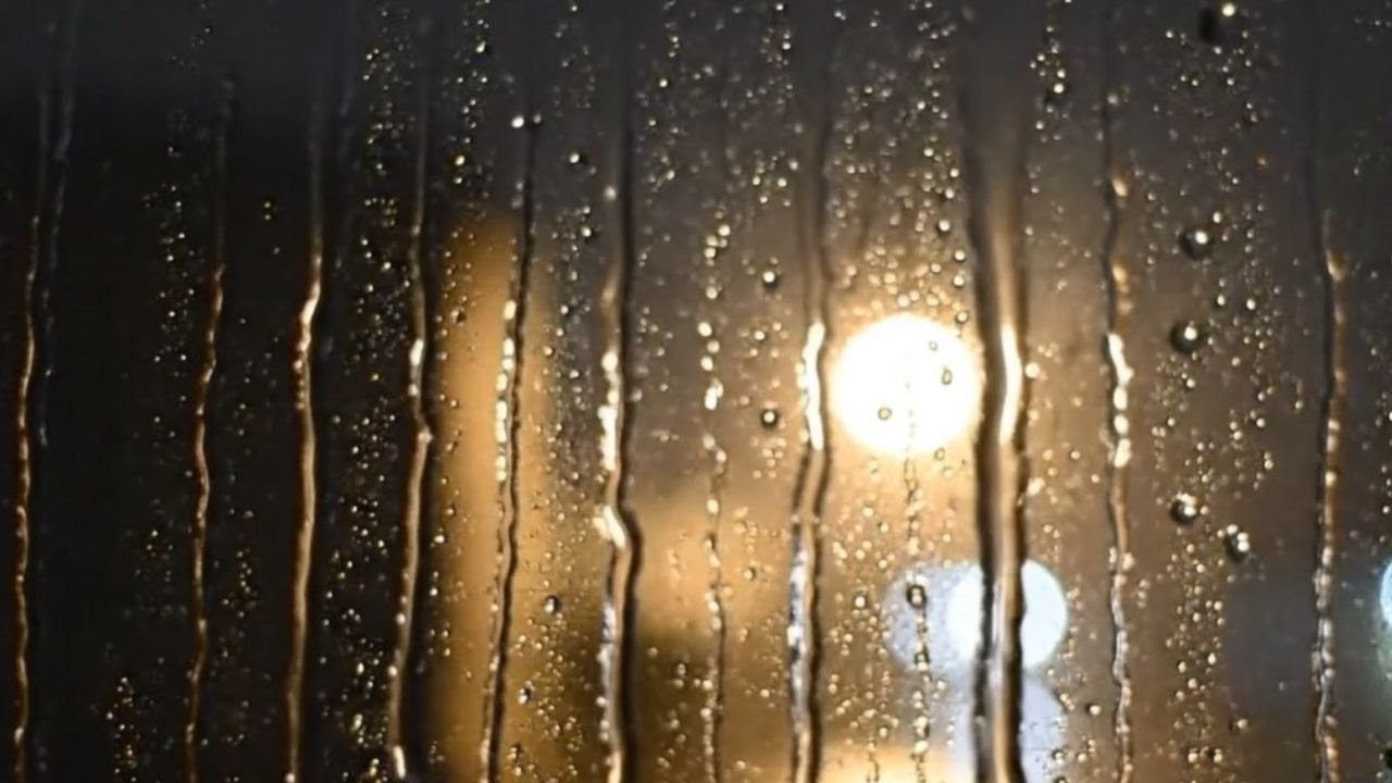 Rain Window ASMR | Gentle Rain in Streetlight Glow | Deep Sleep | 3 Hours #70