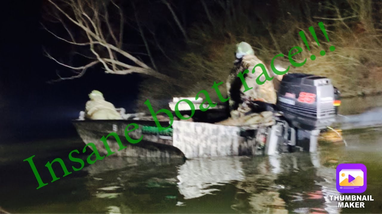 Insane cache river boat race
