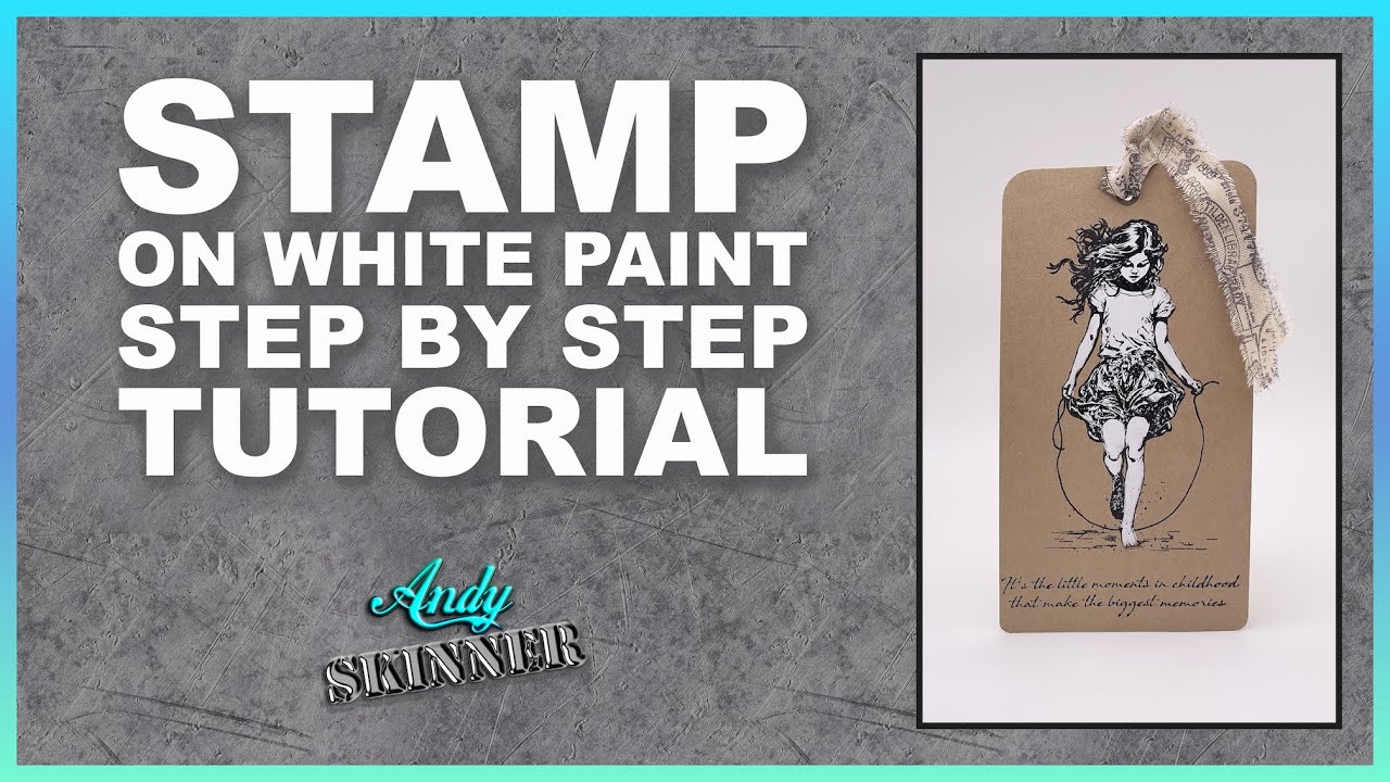 How To Stamp On Paint With Perfect Results | Tutorial With Andy Skinner