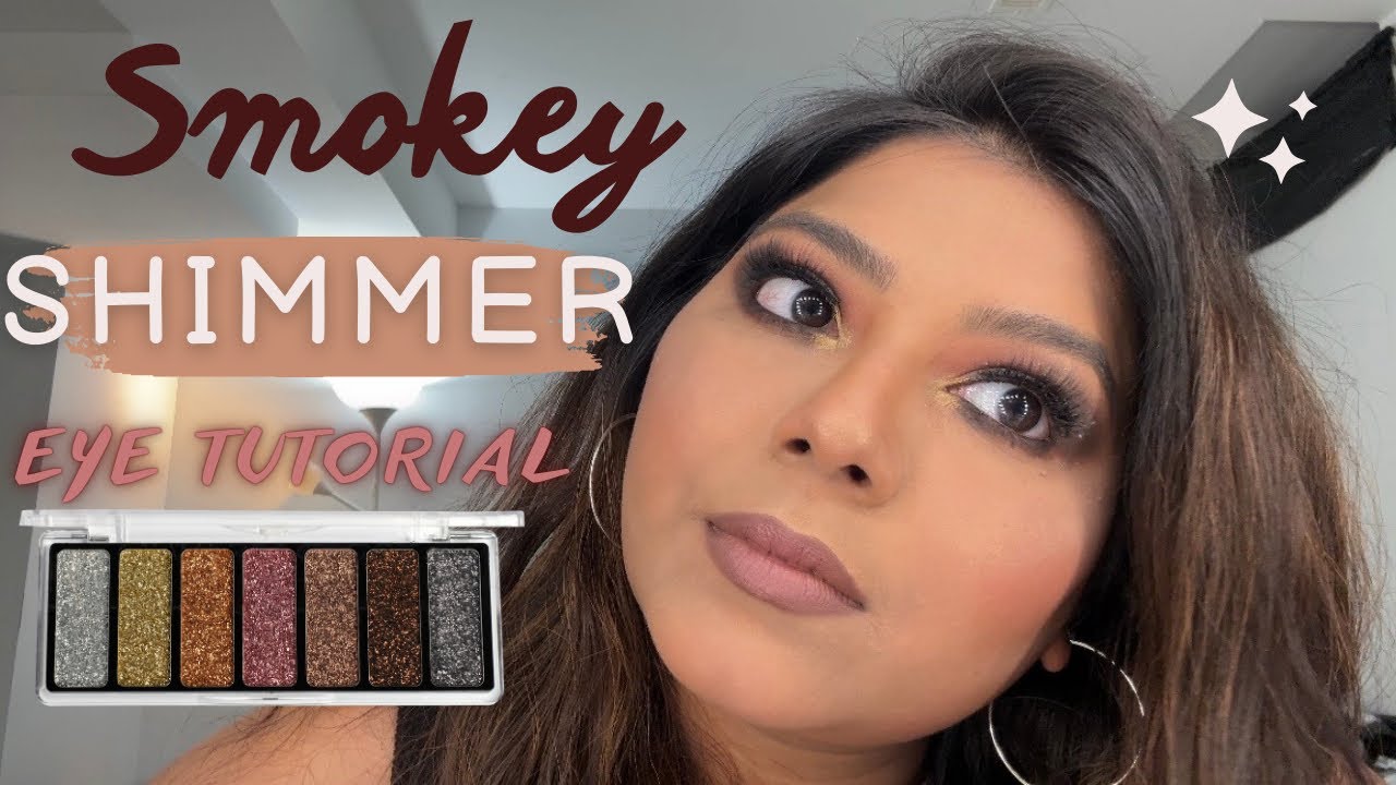 Easy Smokey Shimmer Eye Makeup Tutorial | Step by Step for Party & Events 💄