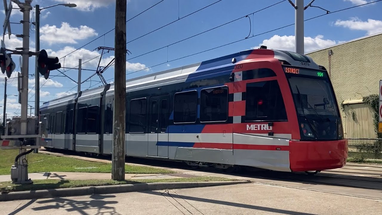 Metro Rail at McKinney Street - Houston, TX (October 19, 2023)