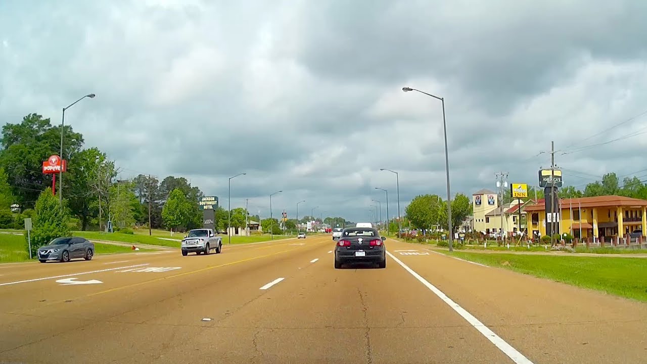 Road Trip #152 - US-80 W - Flowood Dr, Pearl/Flowood to Western City Limits, Jackson, Mississippi
