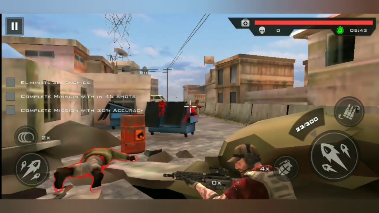 Anti Terrorist Squad shooting (ATSS) survival Game (Android gameplay) part 1