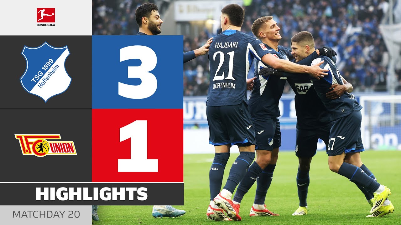Kramaric-BRACE! | HOFFENHEIM - UNION BERLIN | Highlights | Matchday 20 &ndash; Bundesliga 2025/26