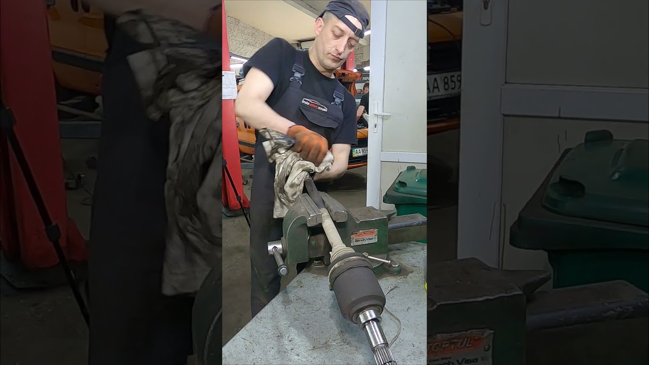 How to quickly remove the outer CV joint of a driveshaft #shorts