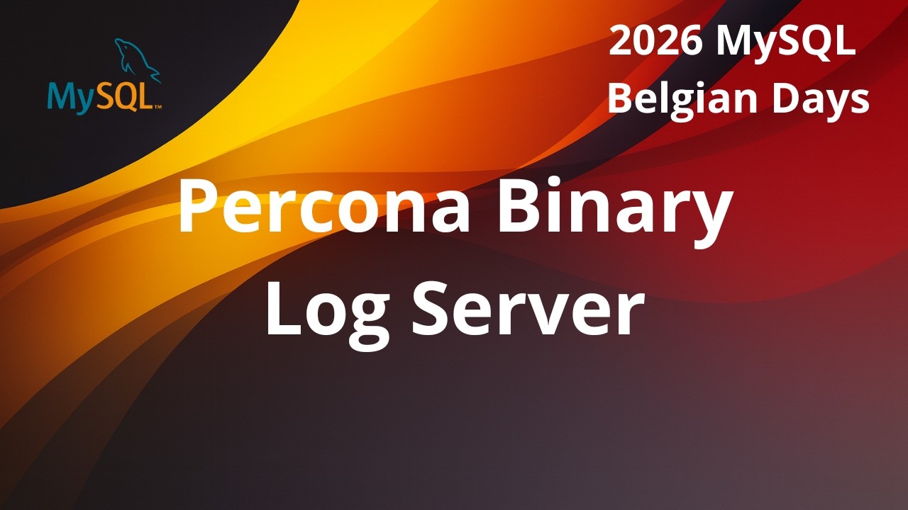 Сервер бинарных журналов: недостающий компонент инфраструктуры MySQL.