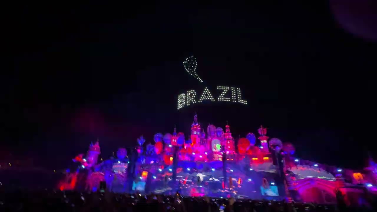 Alok Intro / Ceremony / Show Drones  Tomorrowland Brasil 2024 ( 4k 60fps )