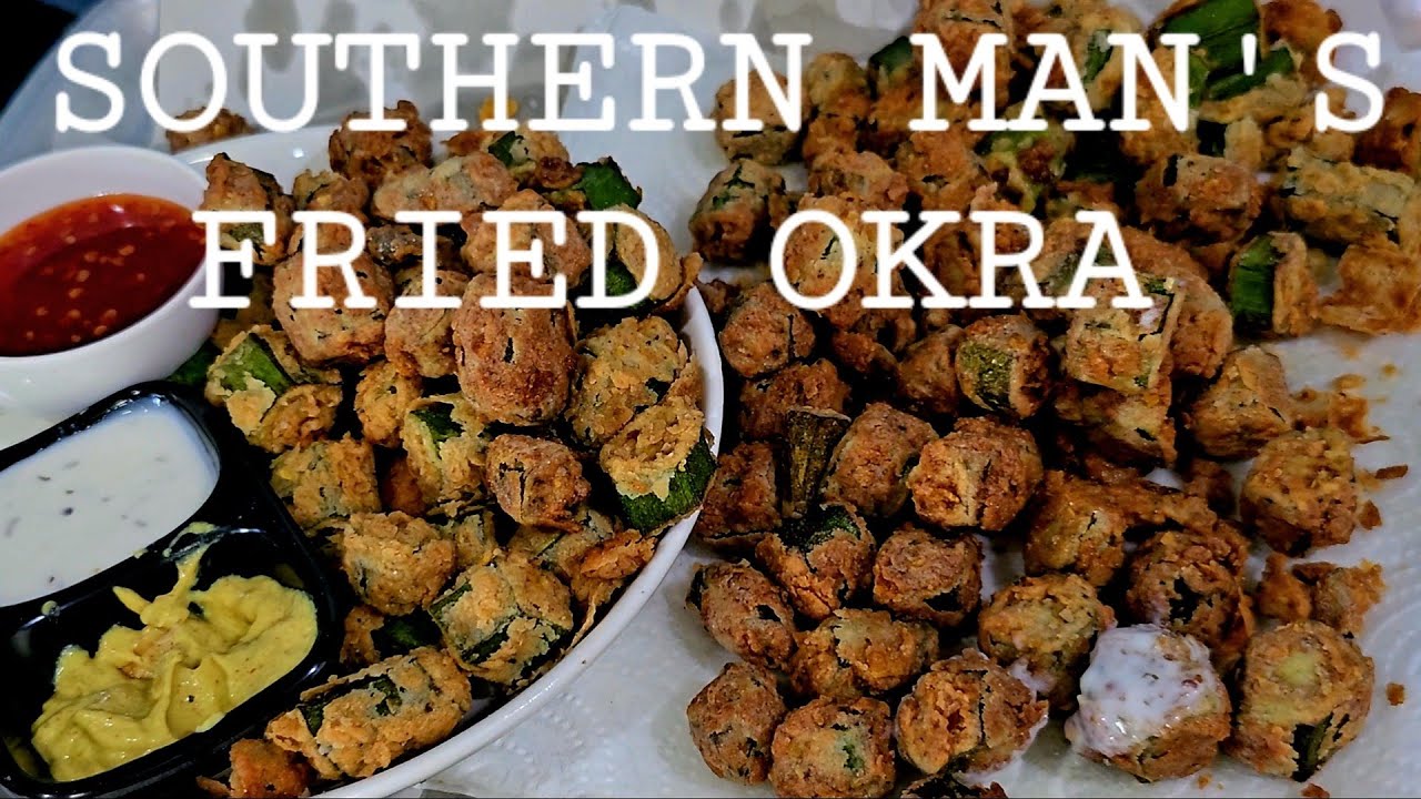 Delicious Southern Man's Fried Okra Recipe, Southern Cooking Perfection 