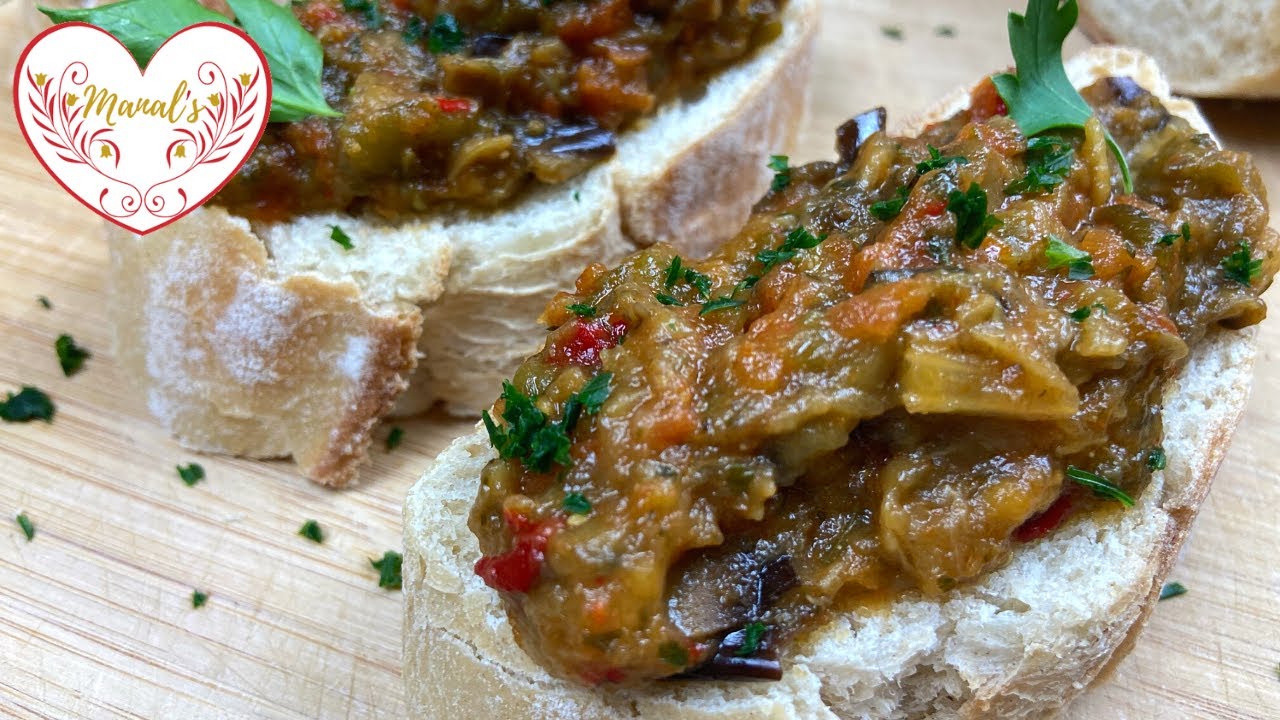 Zaalouk | FAMOUS Moroccan roasted eggplant salad  (VEGAN)