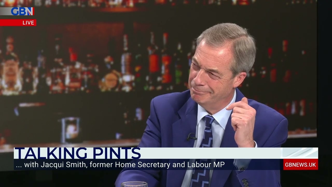 Jacqui Smith joins Nigel Farage for Talking Pints