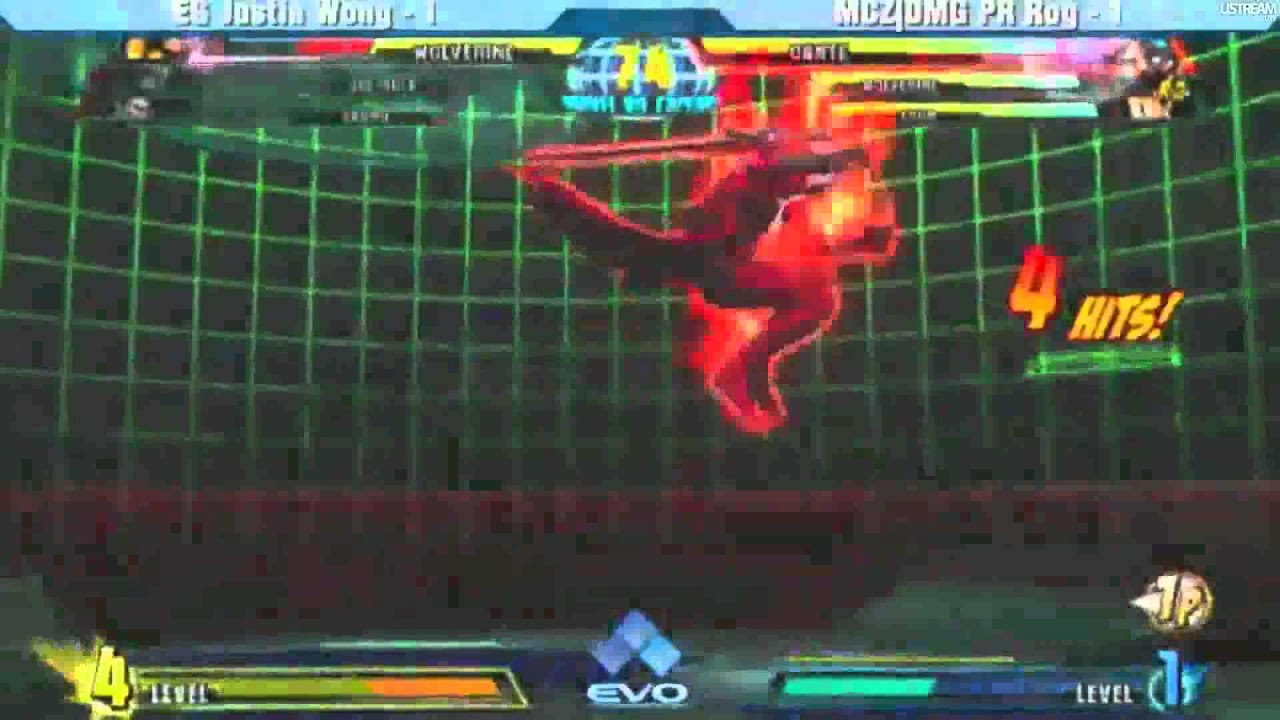 PR Rog's perfect against Justin Wong - MvC3 Losers Finals, Final Match - Evo 2011