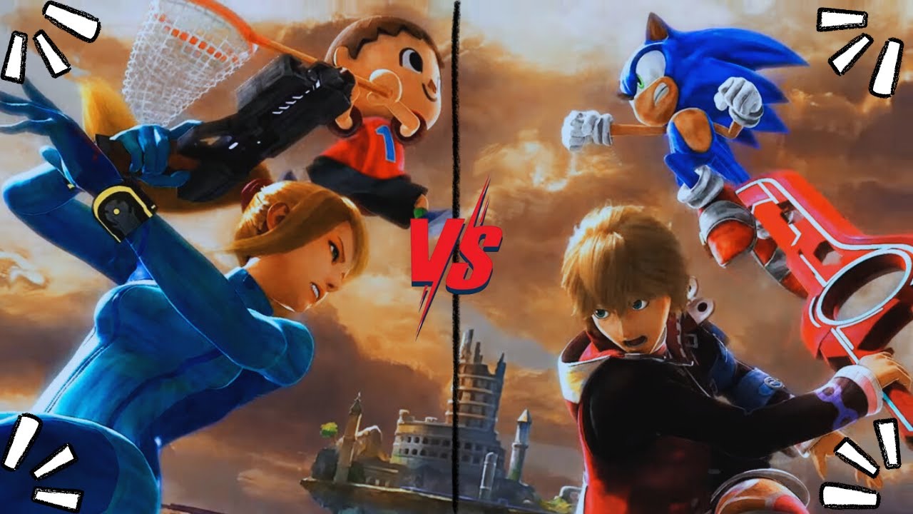 Slash and Second Face Off in Super Smash Bros Ultimate