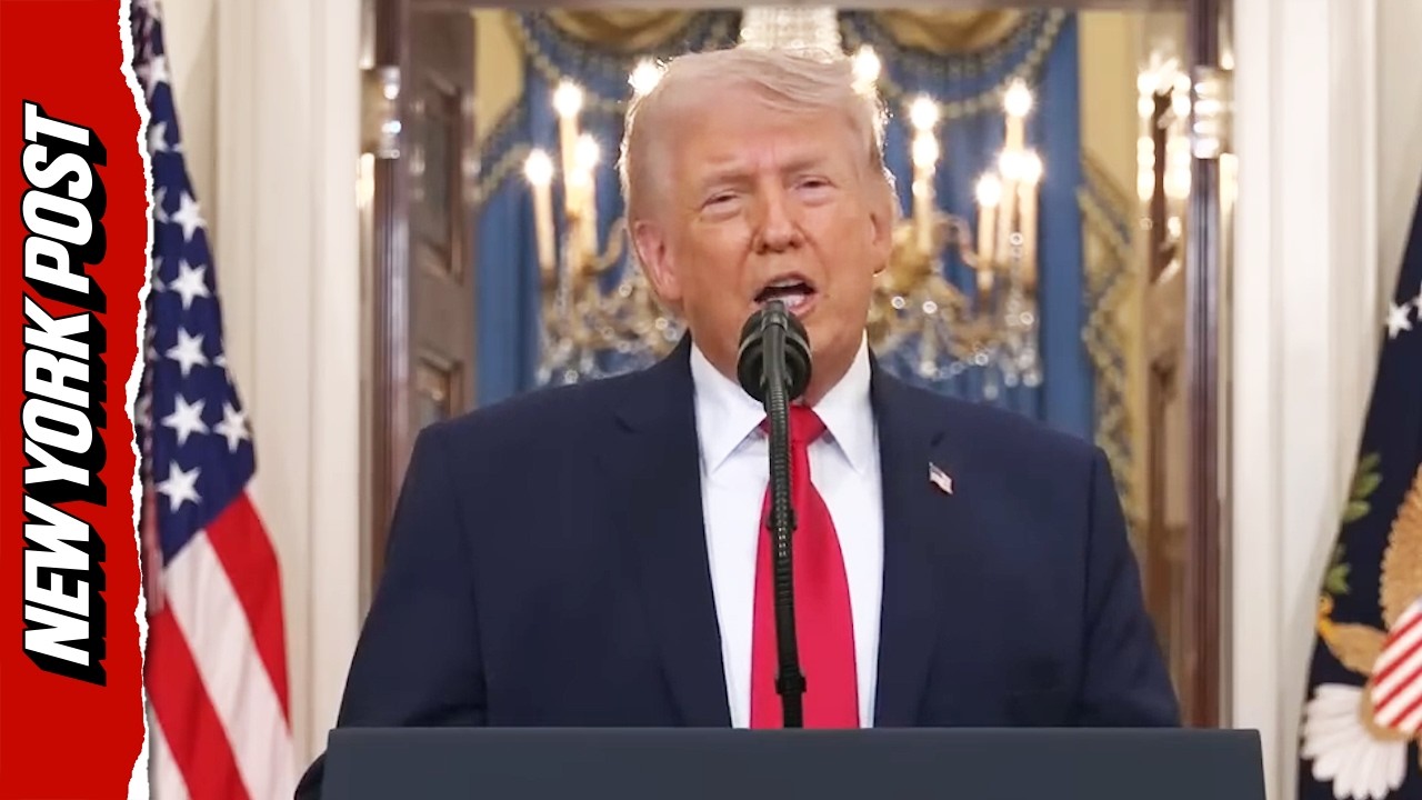 Trump's Full Speech on Iran, Plans to Bomb Regime 'Back to the Stone Ages'