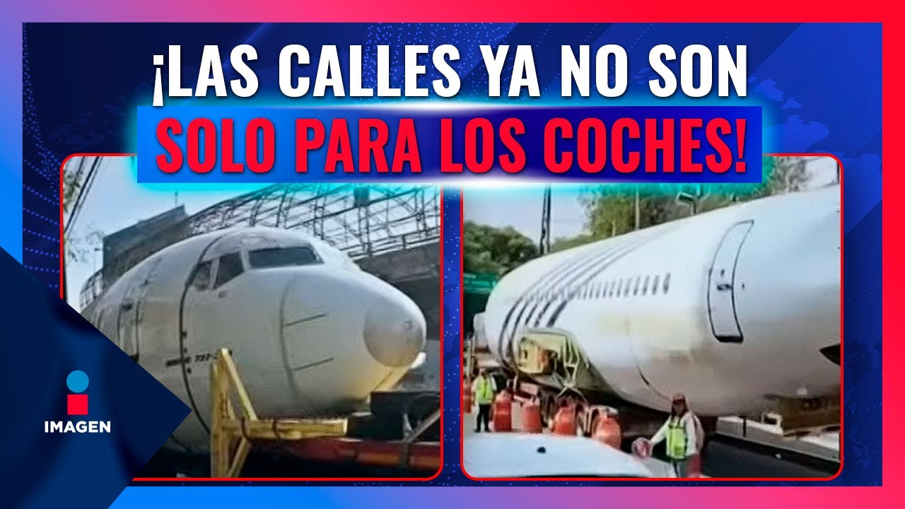 Avi&oacute;n es estacionado en pleno Perif&eacute;rico Sur | Noticias con Francisco Zea