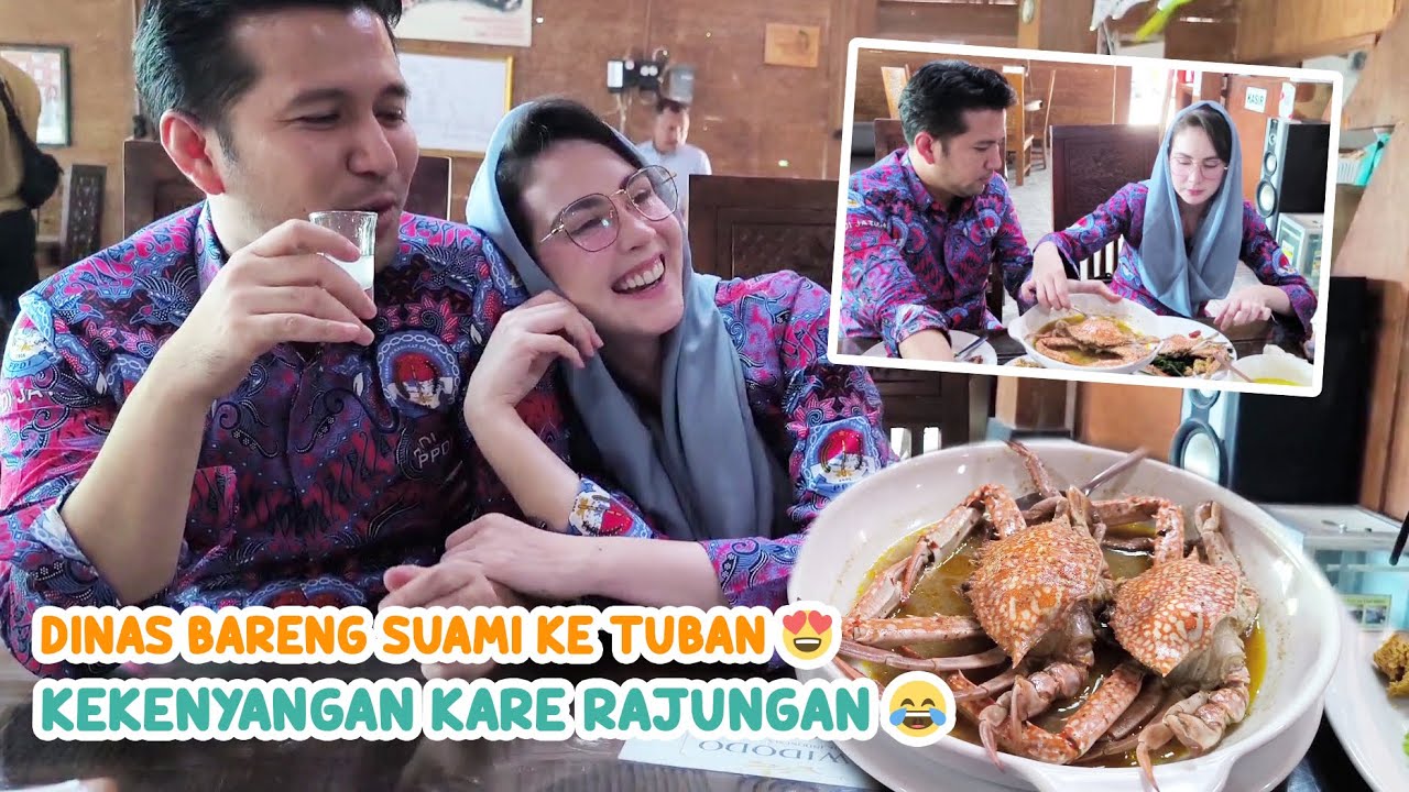 KEKENYANGAN KARE RAJUNGAN KHAS TUBAN | DINAS BARENG SUAMI 😍 | Arumi Bachsin