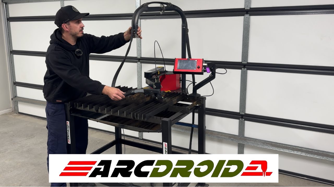 ARCDROID CNC | Как я сделал опору кабеля плазменного резака для своего ЧПУ-стола