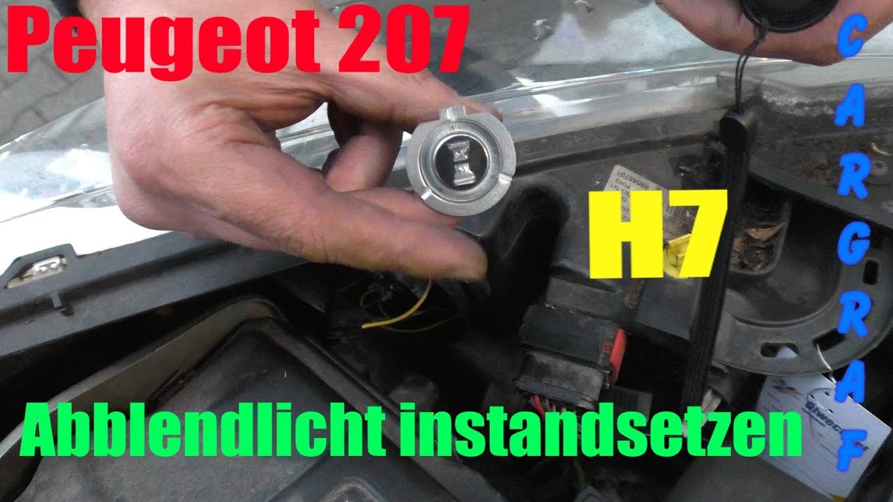 Peugeot 207 - Abblendlicht instandsetzen