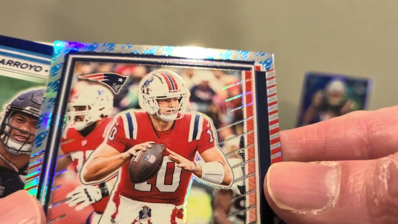 Super Bowl Rip!  Optic MEGA and Mosaic Hangers!  Drake Maye SSP Hit! 🚀