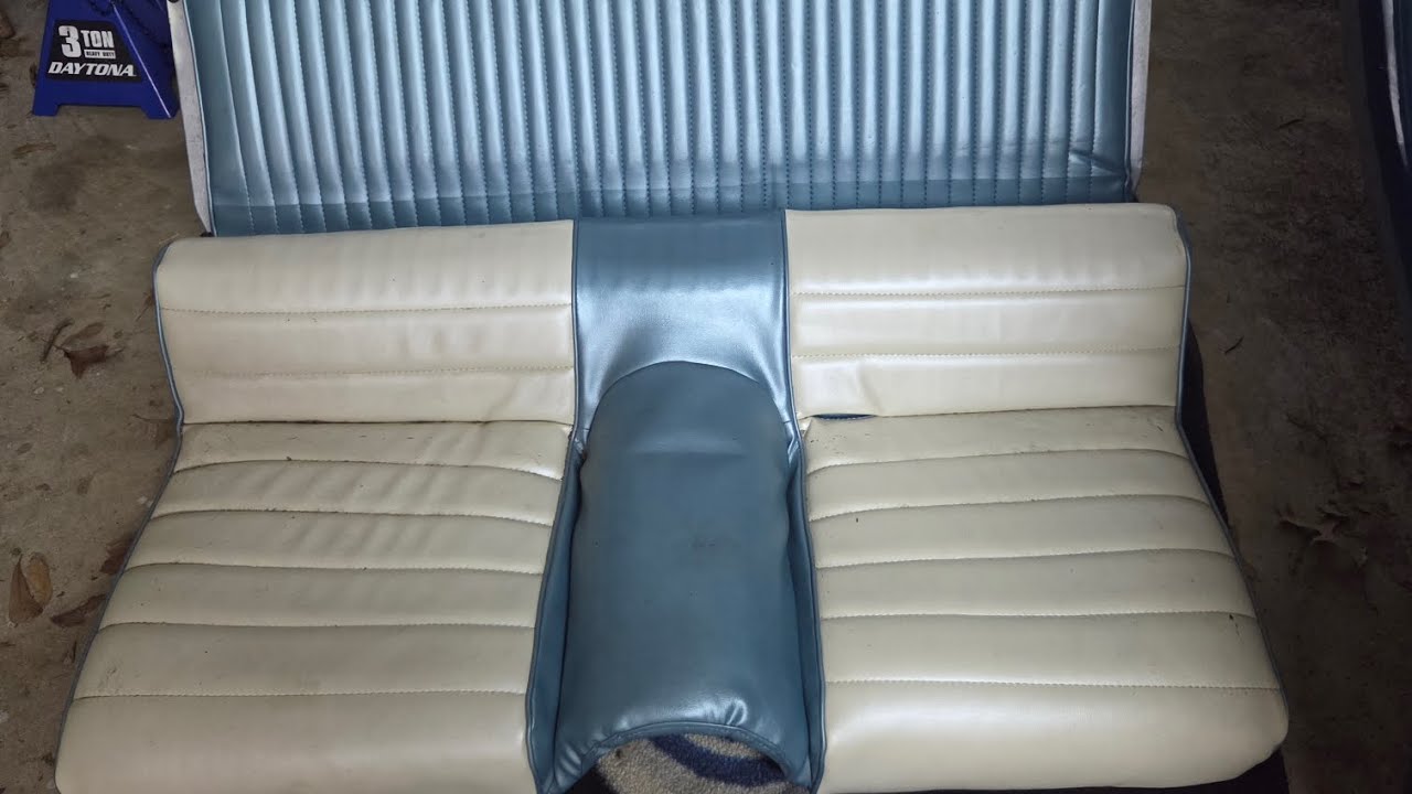 Mathew's Garage (Ep9):  Intro to Fixing the Rear Fold down seat 1965 Mustang Fastback 