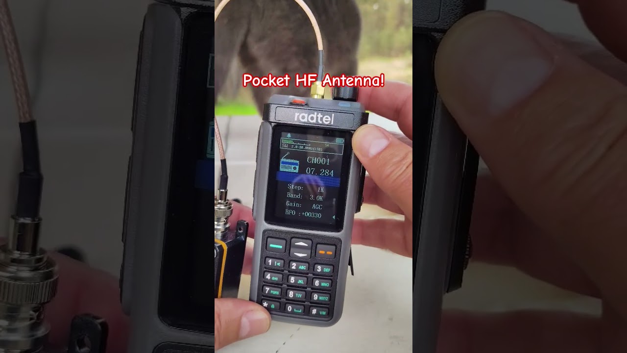 Pocket HF Antenna #a25antenna #hfsignals #hamradio #hfradio #antenna #radio #prepper #comms