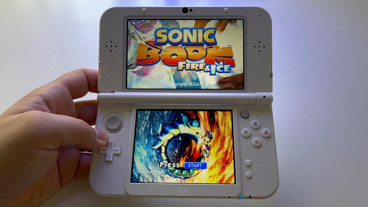 Sonic Boom: Fire & Ice (1) | The New Nintendo 3DSXL handheld gameplay