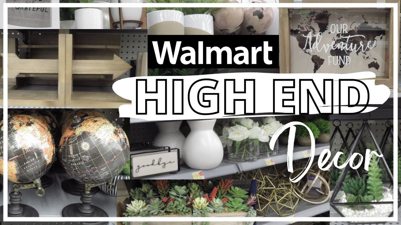 WALMART HOME DECOR SHOP WITH ME 2022 | HIGH END LOOK FOR LESS