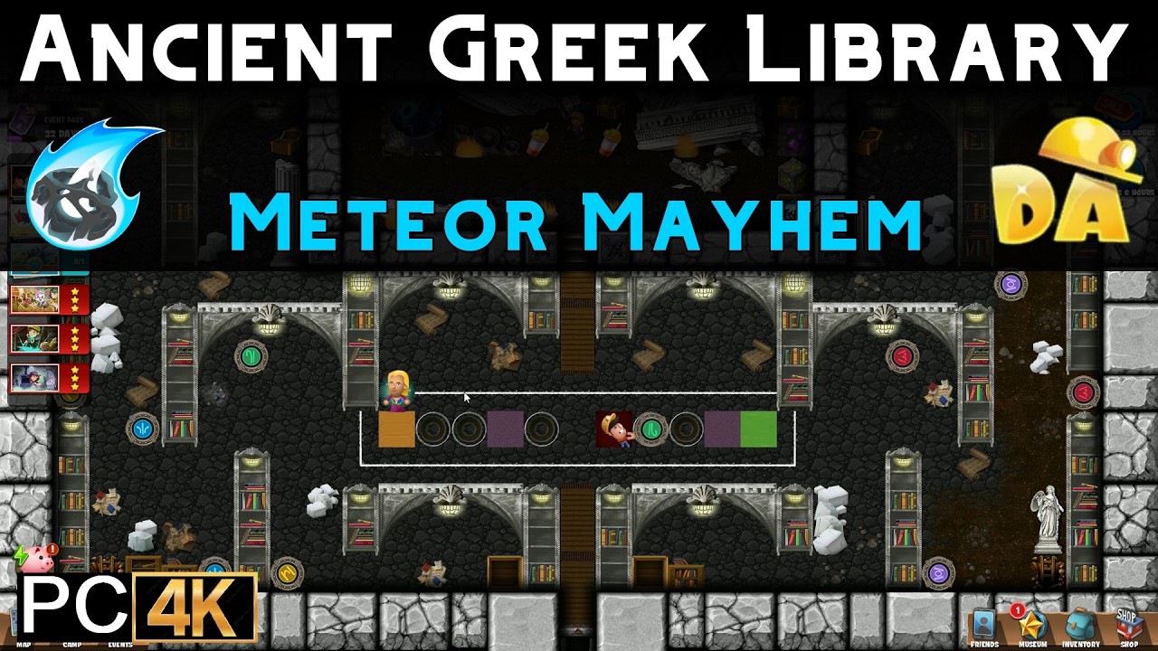 Ancient Greek Library | Meteor Mayhem #6 (PC) | Diggy's Adventure
