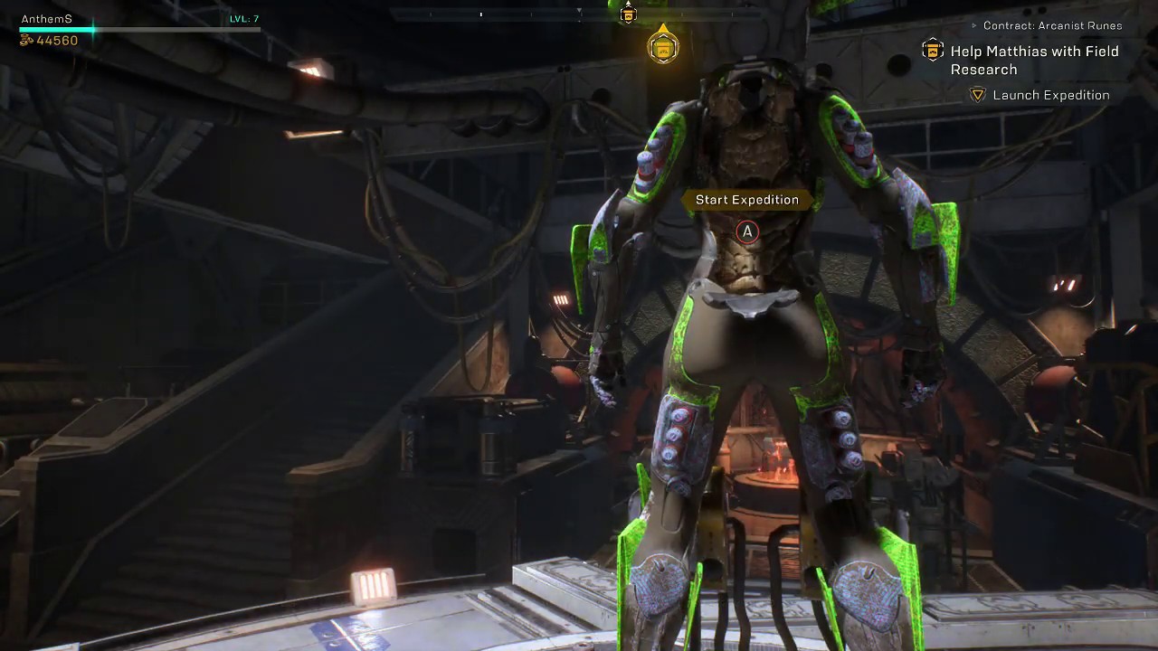 Anthem Unlock Next Mission Finding Old Friends Talk to Owen at Bar