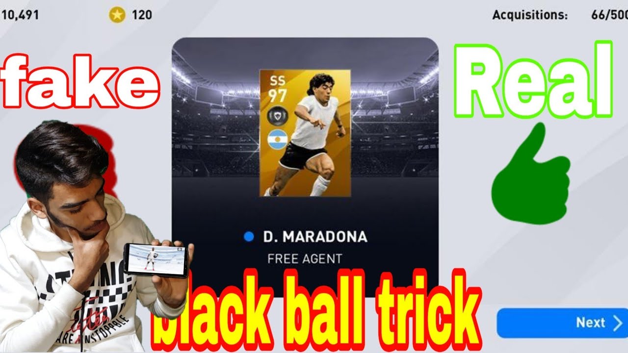 Проверяю все трюки на получение черного мяча: правда или фейк!? PES 20 mobile