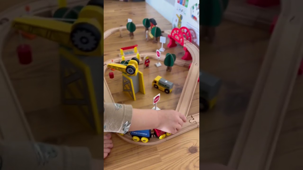 Check out my new STEM wooden train set #amazonfinds #amazon #stem #stemeducation #shorts