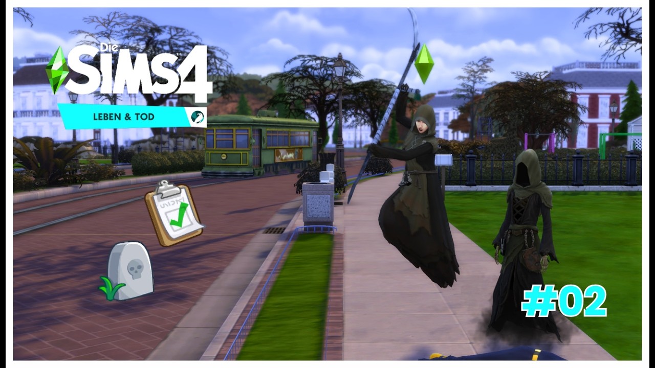 Ein Blick hinter die Kulissen der Schnitterin-Karriere! - Leben und Tod #02 [Die Sims 4]