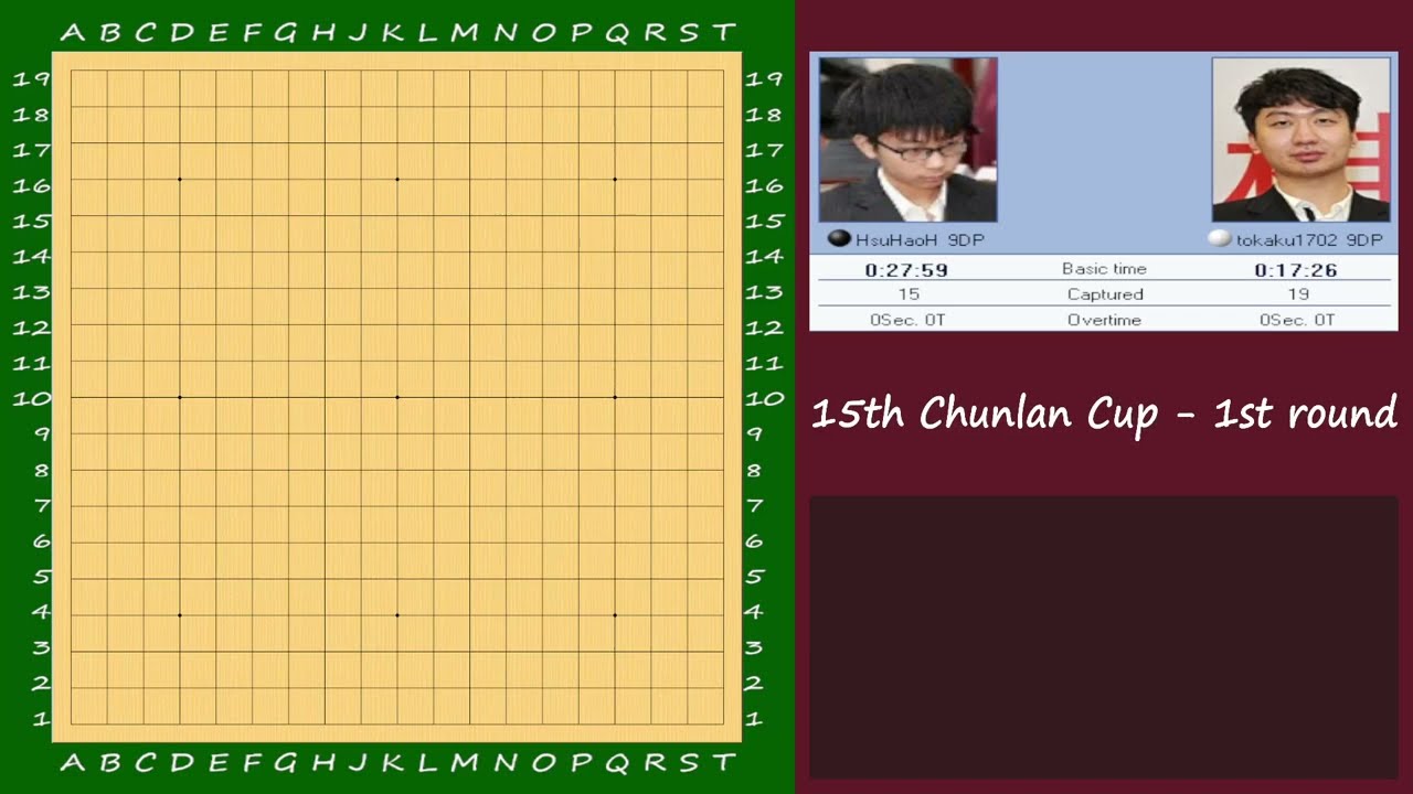 [EN/FR] 15th Chunlan Cup - 1st round : Xu Haohong vs Dang Yifei