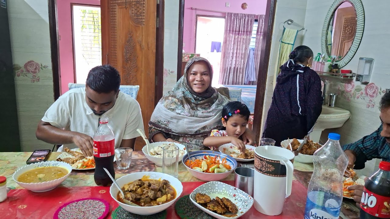 দেবরের বাসায় প্রথম বারের বেড়াতে আসলাম সবাই মিলে দাওয়াত খেলাম। 