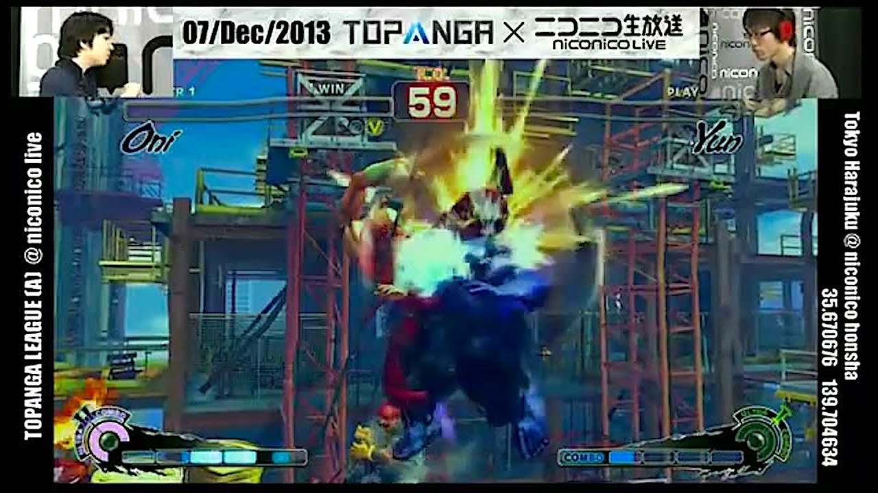 Wao (Oni) vs Kazunoko (Yun) - SSF4 AE2012