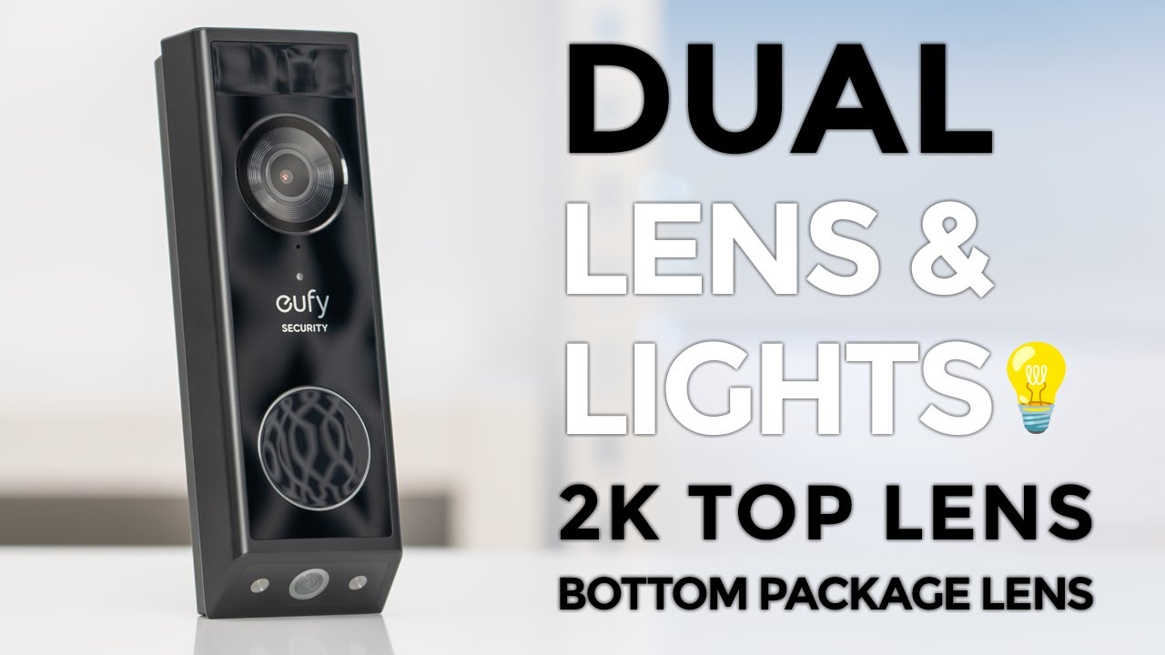 eufy Video Doorbell E340 - Dual Zone Lighting | 2K Lens & Package Lens
