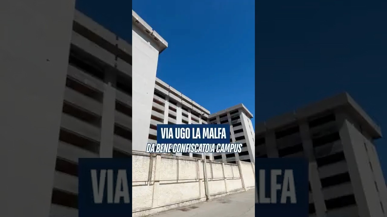 Via Ugo la Malfa: da bene confiscato a campus scolastico (21-09-2025)