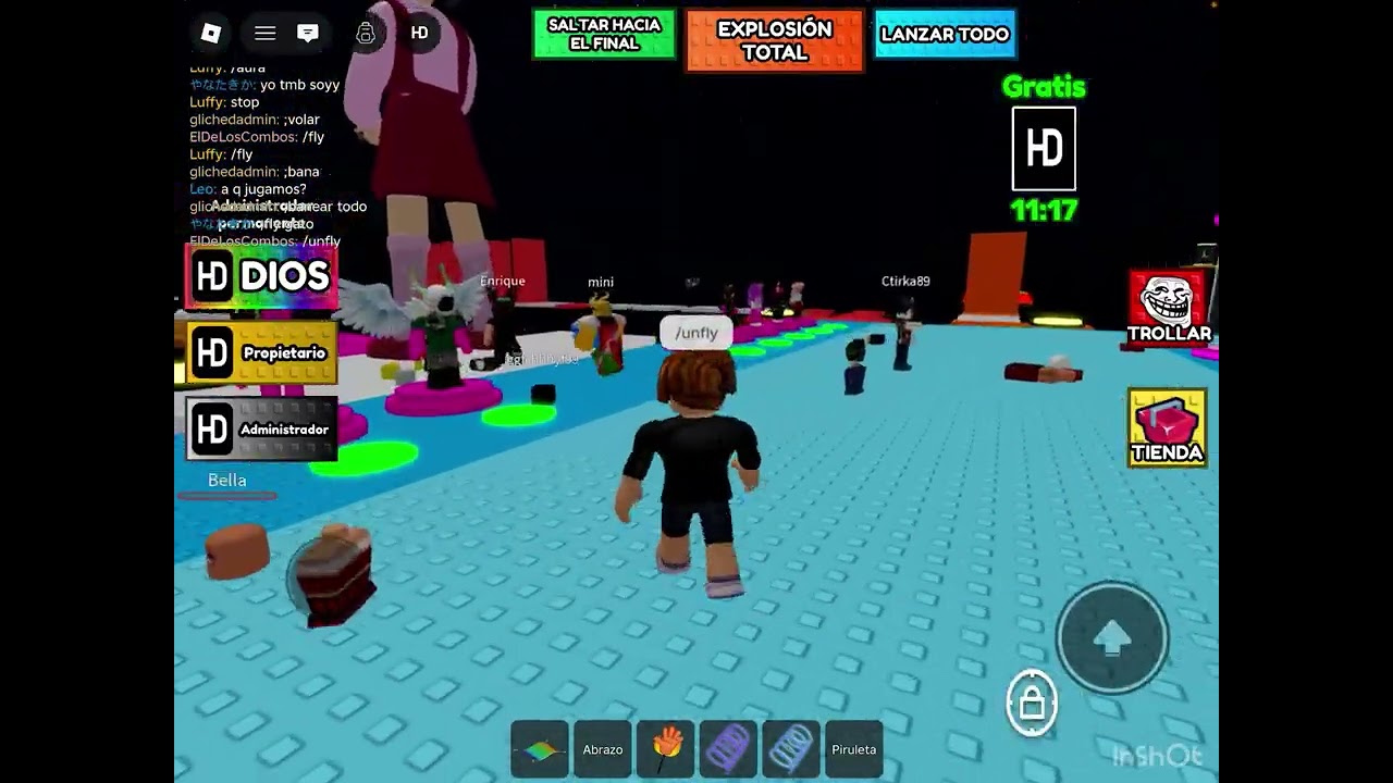 Soy medio admin en este juego😎😎😎