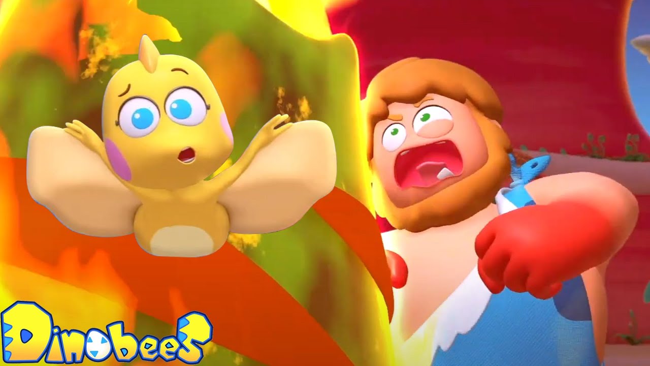 Scoperta Fuoco Cartoni Animati Divertenti per Bambini - Dinobees