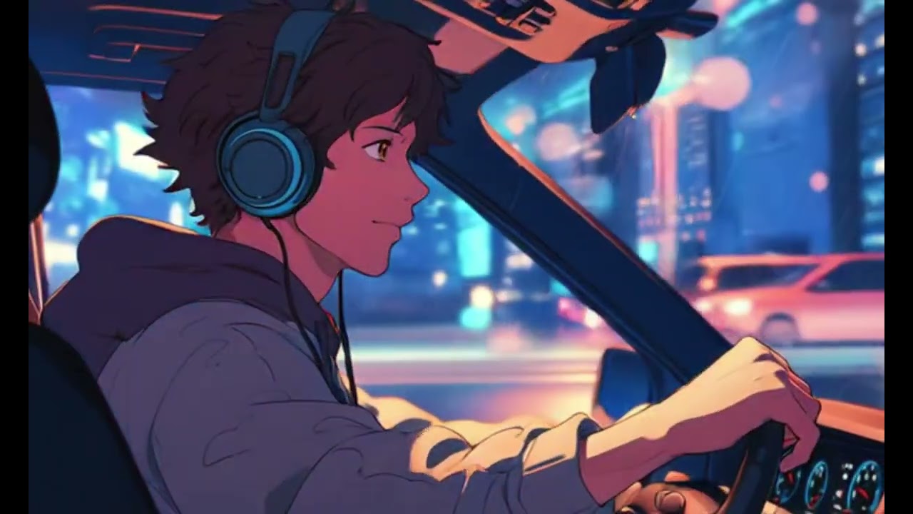 Late Night Drive 🌃 Lofi Hip Hop Mix [Rain & City Lights] | Chill Beats to Relax/Study