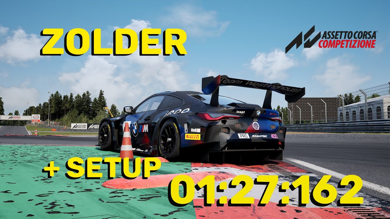 ACC Hotlap BMW M4 GT3 @ Zolder - 1:27:162 W/ Free Setup