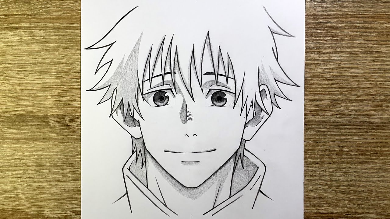 Dessin anime | Comment dessiner Yuta Okkotsu de Jujutsu Kaisen | Dessin anime étape par étape