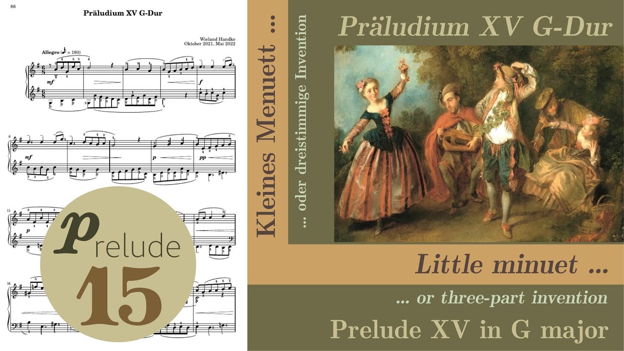 Prelude XV in G major - from Wieland Handke 24 preludes/fugues - work in progress