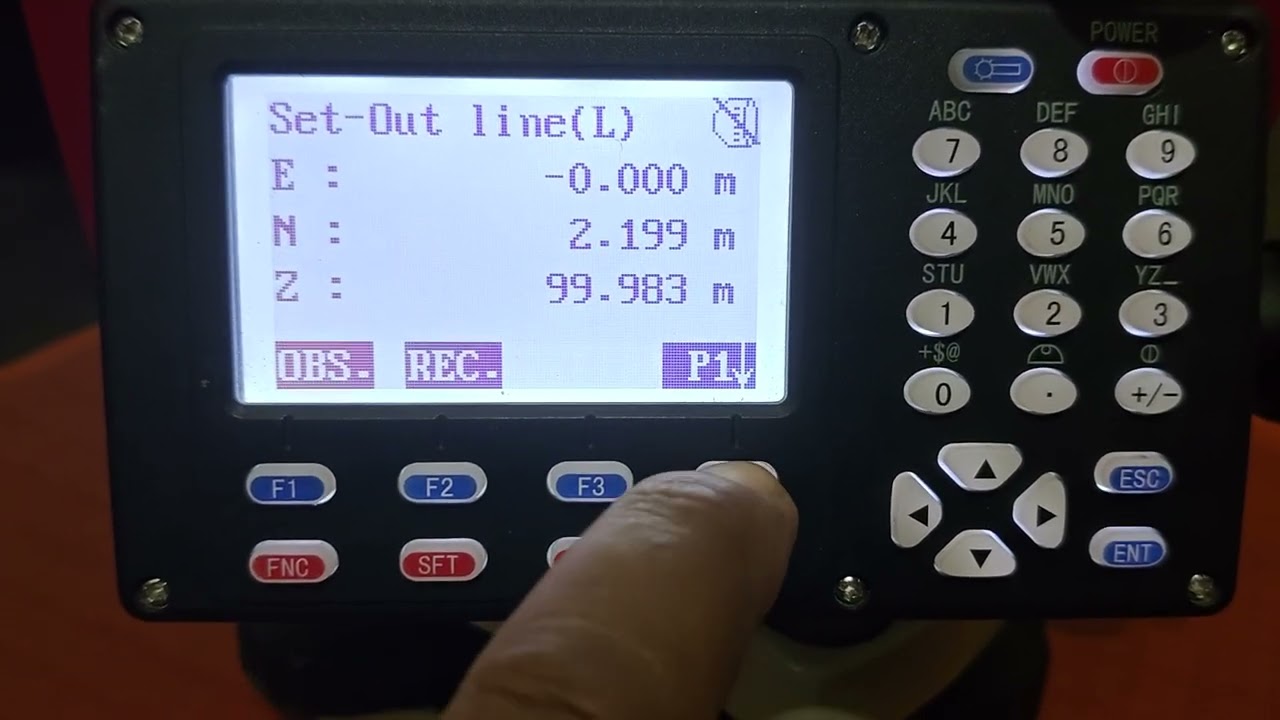 Kolida total station define baseline function 