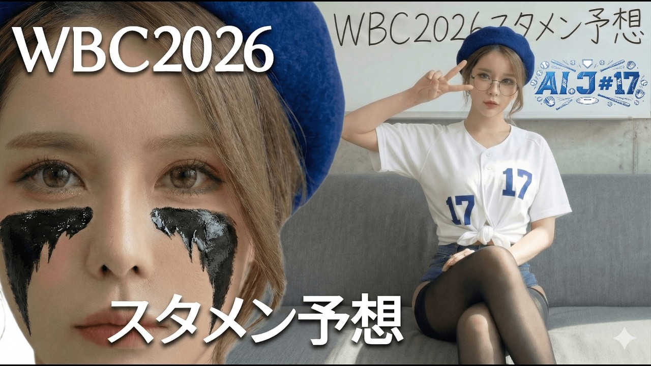 【WBC2026】大谷翔平は何番？野球女子がガチで侍ジャパンのスタメン予想してみた！【台湾戦】
