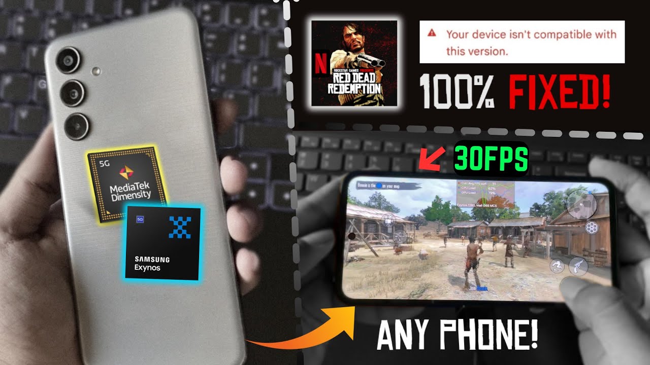 RDR Mobile: ошибка &laquo;Несовместимо&raquo; ИСПРАВЛЕНА! &ndash; На Exynos 1380 или любом телефоне Android!